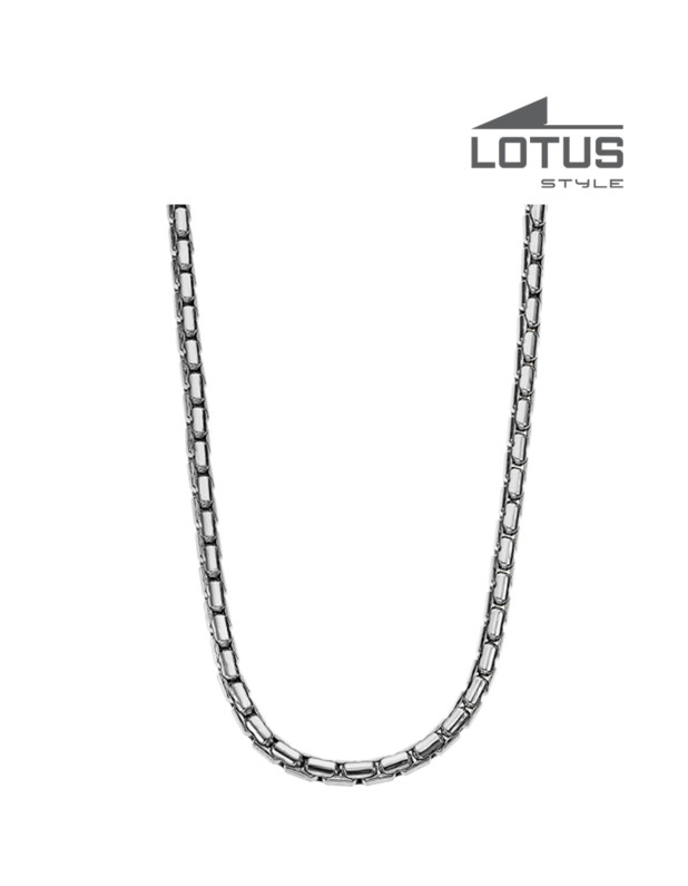 LOTUS STYLE MEN'S STAINLESS STEEL NECKLACE